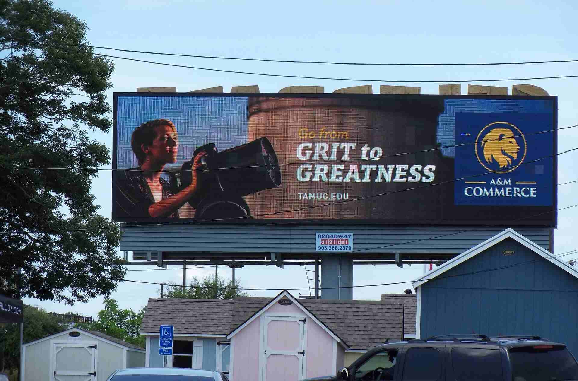 digital billboard image in tyler tx